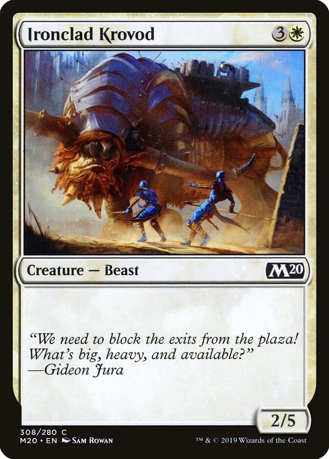 Ironclad Krovod [Core Set 2020] MTG Single Magic: The Gathering  | Multizone: Comics And Games
