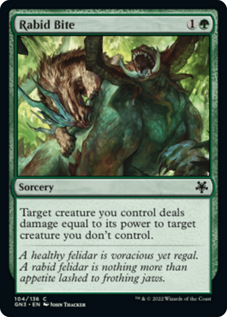 Rabid Bite [Game Night: Free-for-All] MTG Single Magic: The Gathering  | Multizone: Comics And Games