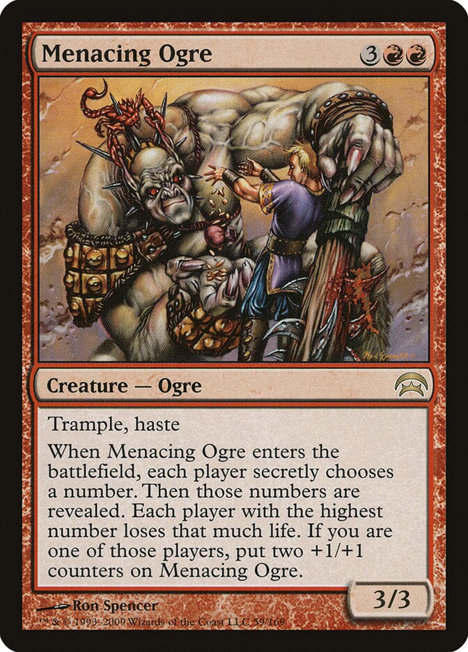 Menacing Ogre [Planechase] MTG Single Magic: The Gathering  | Multizone: Comics And Games