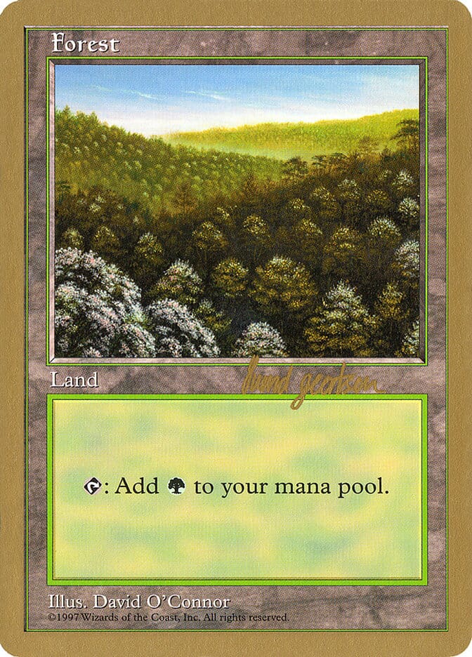 Forest (sg446) (Svend Geertsen) [World Championship Decks 1997] MTG Single Magic: The Gathering  | Multizone: Comics And Games