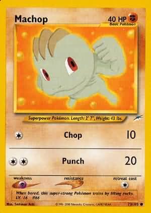 Machop (73/105) [Neo Destiny Unlimited] Pokemon Single Pokémon  | Multizone: Comics And Games