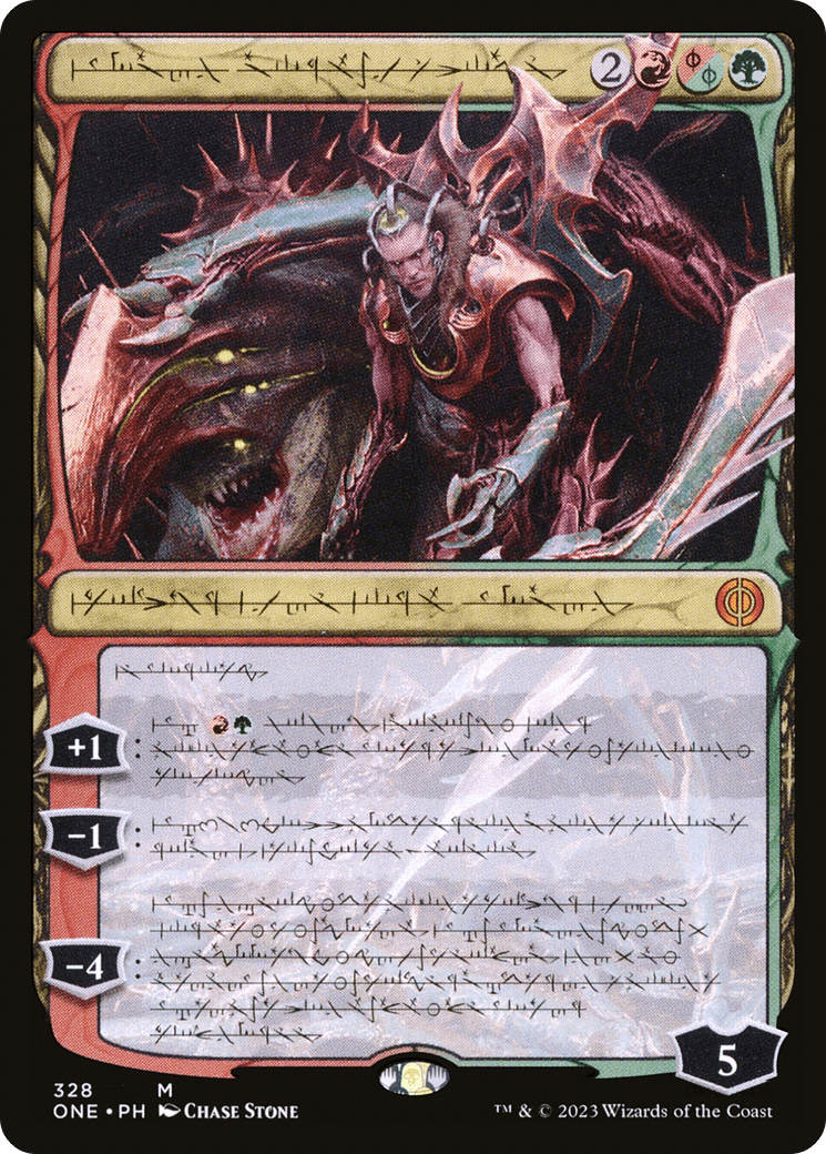 Lukka, Bound to Ruin (Phyrexian) [Phyrexia: All Will Be One] MTG Single Magic: The Gathering  | Multizone: Comics And Games