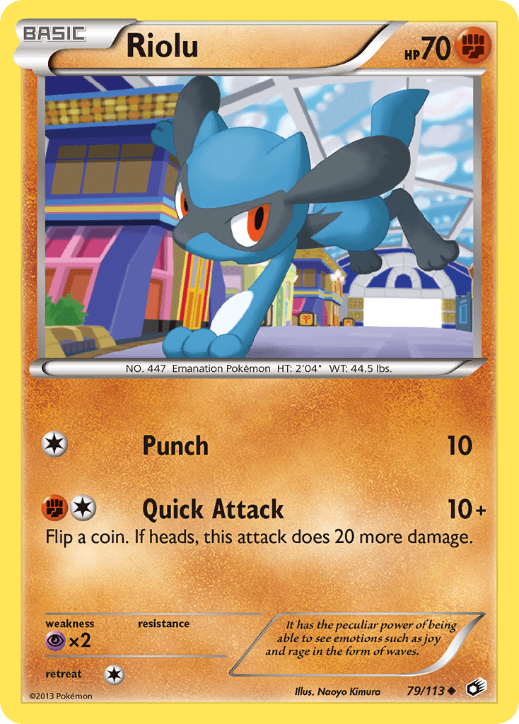 Riolu (79/113) [Black & White: Legendary Treasures] Pokemon Single Pokémon  | Multizone: Comics And Games