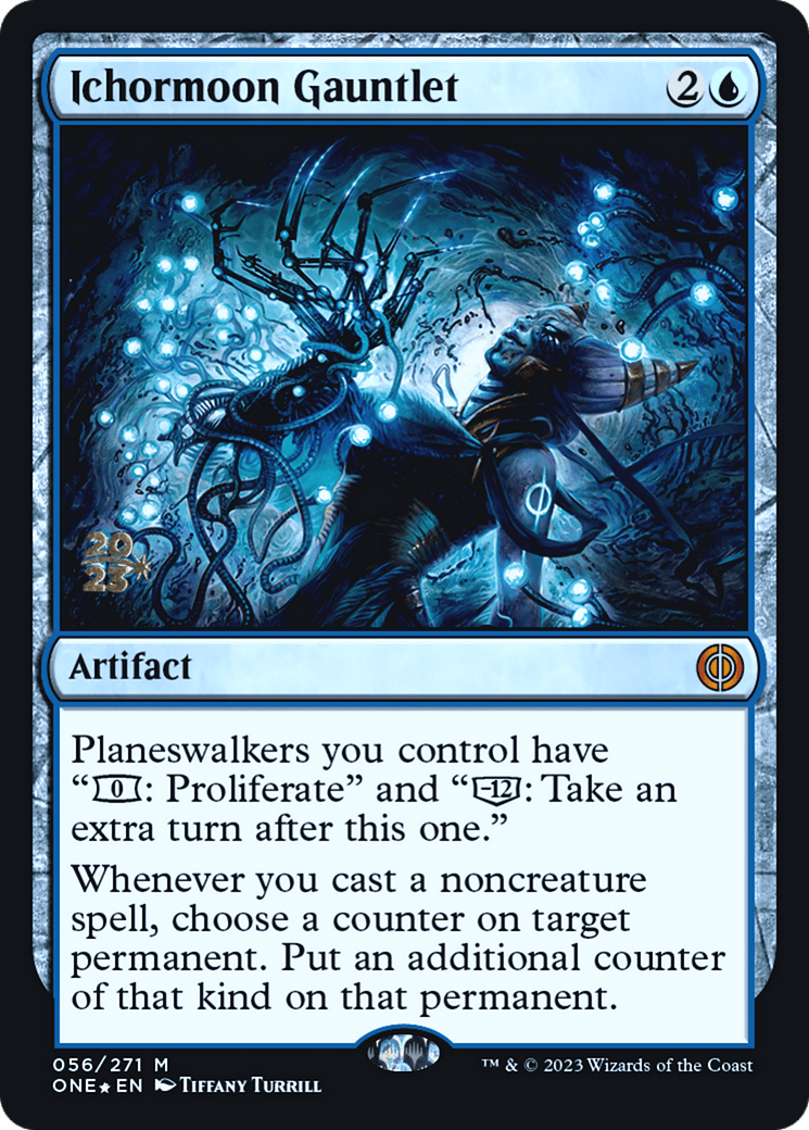 Ichormoon Gauntlet [Phyrexia: All Will Be One Prerelease Promos] MTG Single Magic: The Gathering  | Multizone: Comics And Games