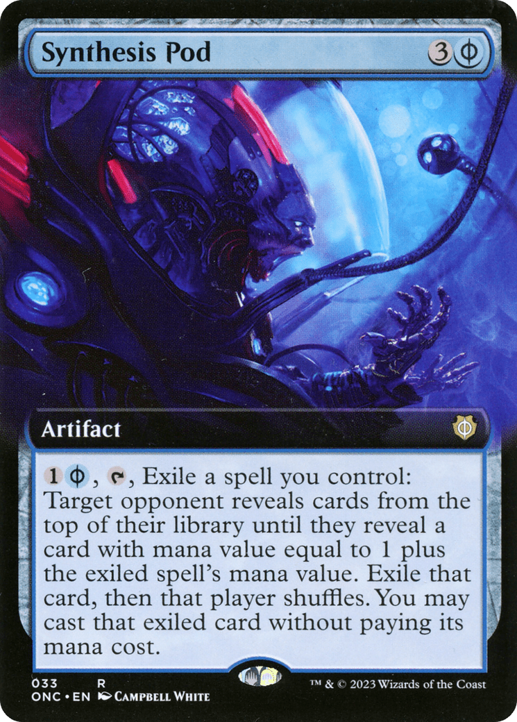 Synthesis Pod (Extended Art) [Phyrexia: All Will Be One Commander] | Multizone: Comics And Games