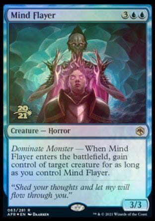 Mind Flayer [Dungeons & Dragons: Adventures in the Forgotten Realms Prerelease Promos] MTG Single Magic: The Gathering  | Multizone: Comics And Games