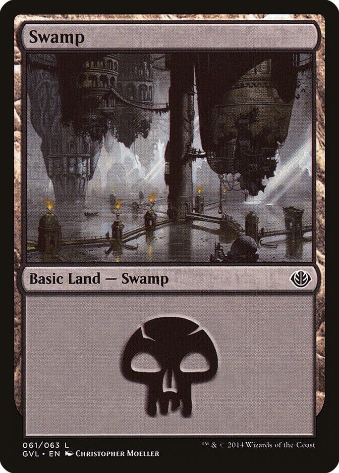 Swamp (61) (Garruk vs. Liliana) [Duel Decks Anthology] MTG Single Magic: The Gathering  | Multizone: Comics And Games