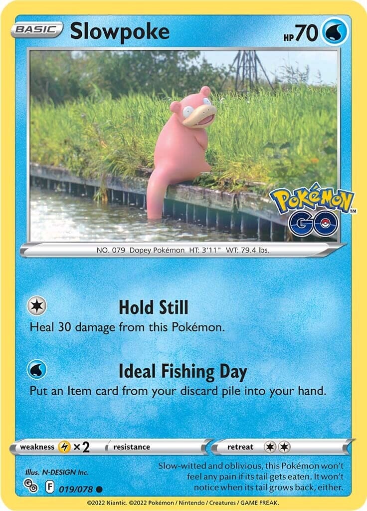 Slowpoke (019/078) [Pokémon GO] Pokemon Single Pokémon  | Multizone: Comics And Games