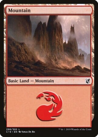 Mountain (298) [Commander 2019] MTG Single Magic: The Gathering  | Multizone: Comics And Games