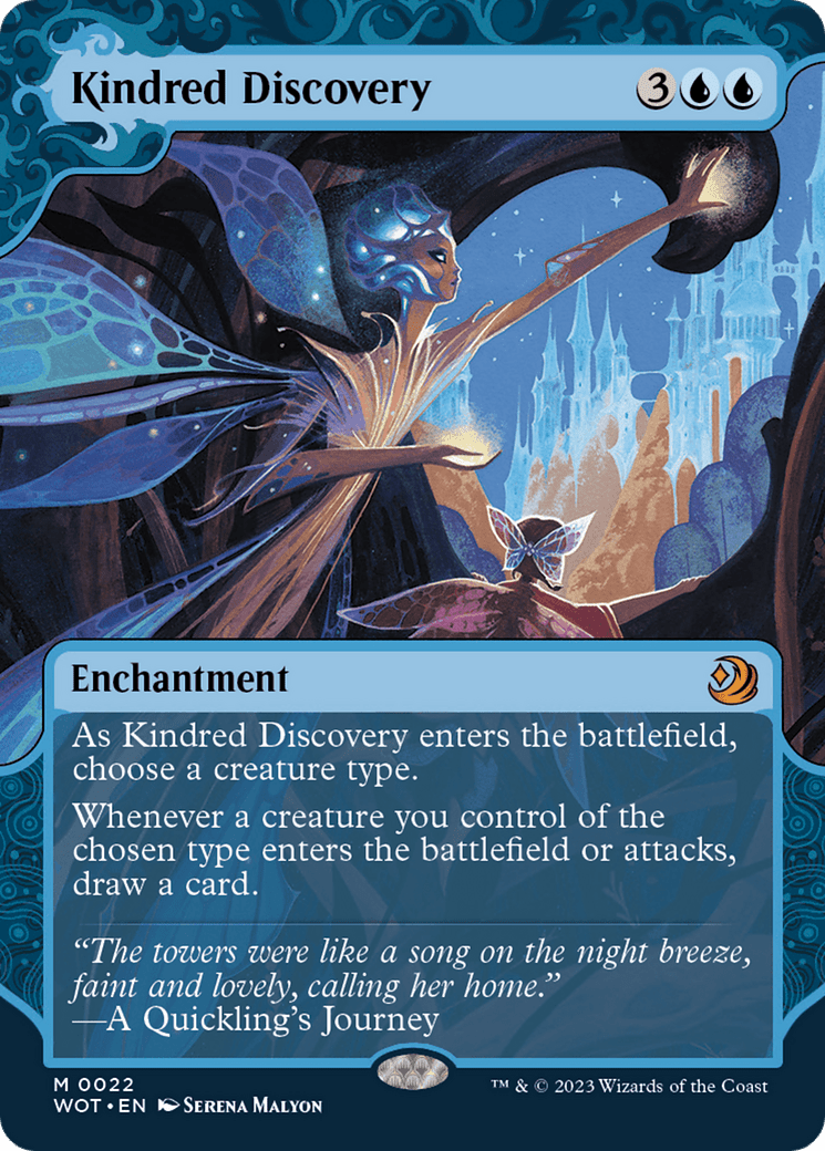 Kindred Discovery [Wilds of Eldraine: Enchanting Tales] MTG Single Magic: The Gathering  | Multizone: Comics And Games