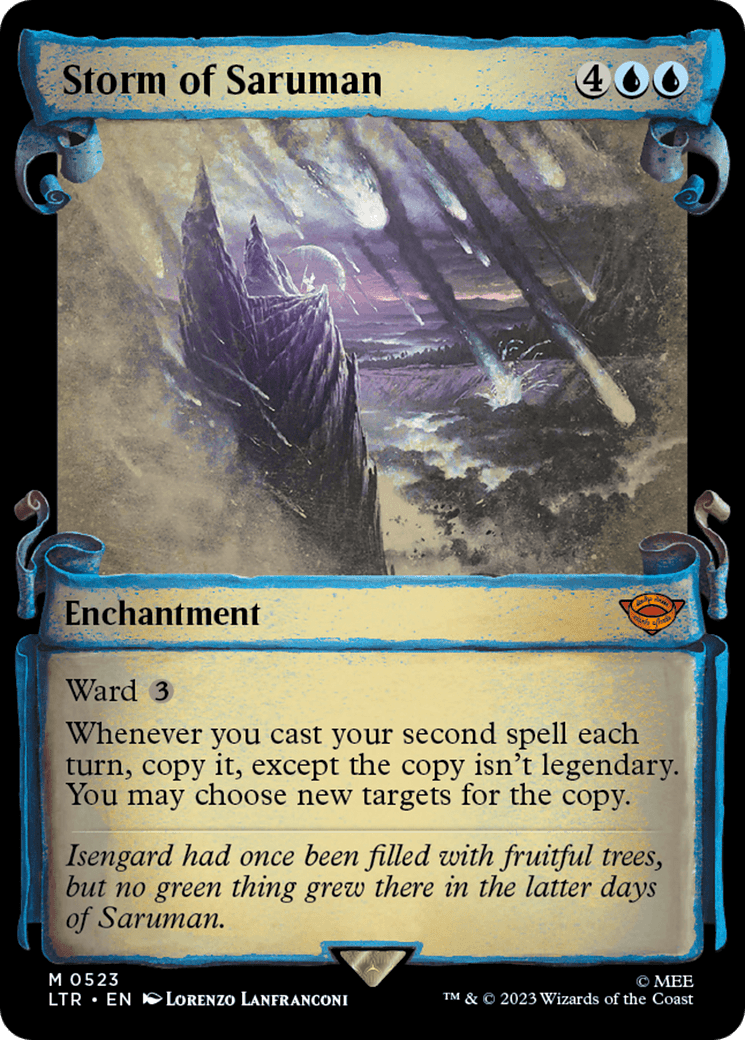 Storm of Saruman [The Lord of the Rings: Tales of Middle-Earth Showcase Scrolls] MTG Single Magic: The Gathering  | Multizone: Comics And Games