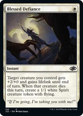 Blessed Defiance [Jumpstart 2022] MTG Single Magic: The Gathering  | Multizone: Comics And Games