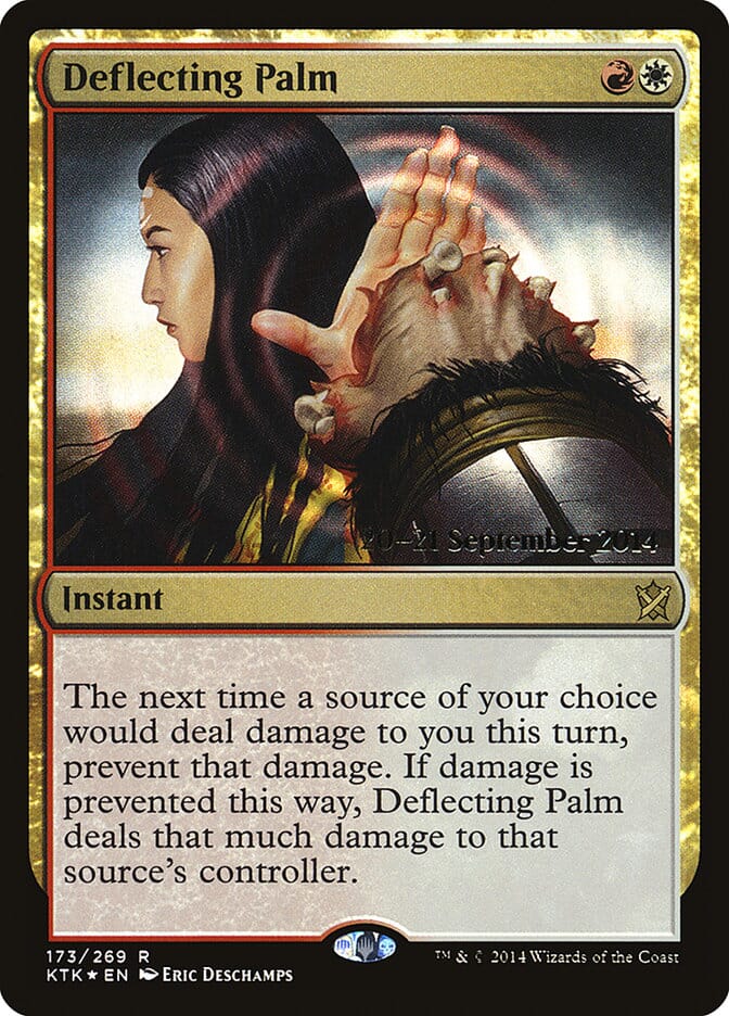Deflecting Palm [Khans of Tarkir Prerelease Promos] MTG Single Magic: The Gathering  | Multizone: Comics And Games