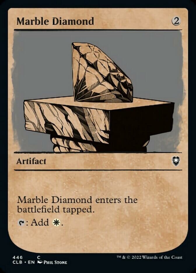 Marble Diamond (Showcase) [Commander Legends: Battle for Baldur's Gate] MTG Single Magic: The Gathering  | Multizone: Comics And Games