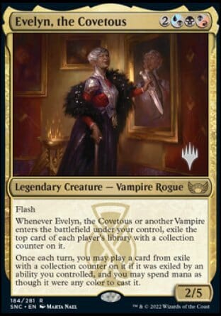 Evelyn, the Covetous (Promo Pack) [Streets of New Capenna Promos] MTG Single Magic: The Gathering  | Multizone: Comics And Games