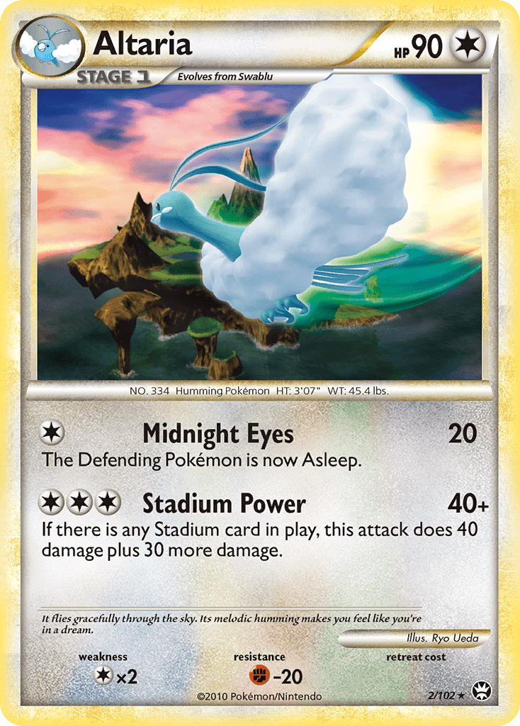 Altaria (2/102) [HeartGold & SoulSilver: Triumphant] Pokemon Single Pokémon  | Multizone: Comics And Games