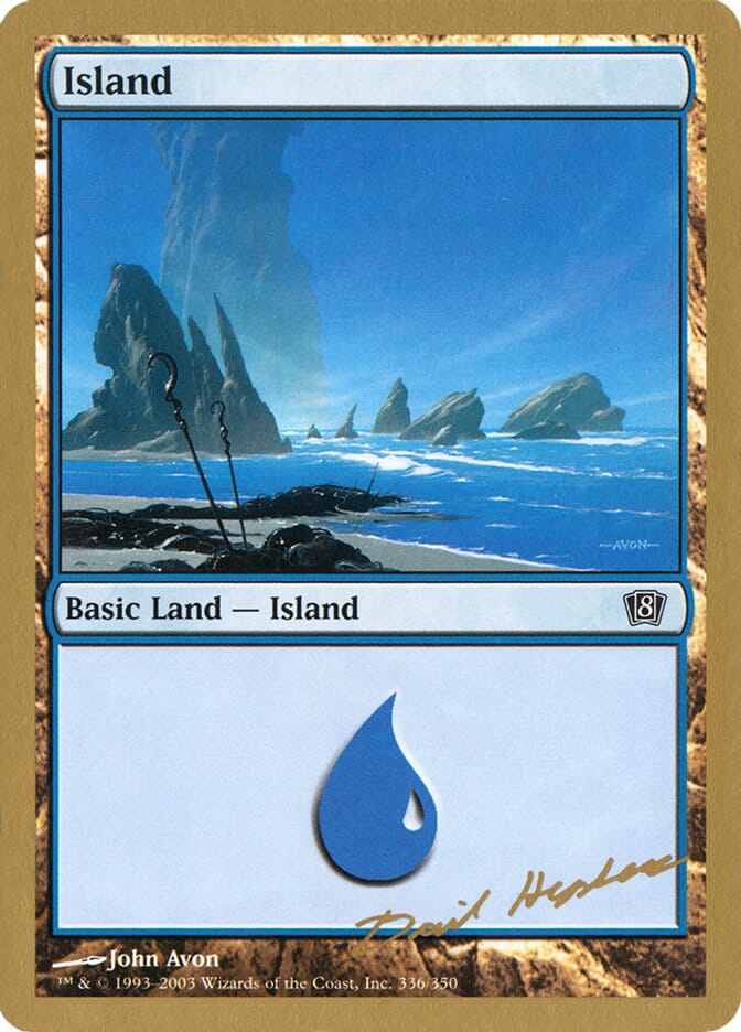 Island (dh336) (Dave Humpherys) [World Championship Decks 2003] MTG Single Magic: The Gathering  | Multizone: Comics And Games