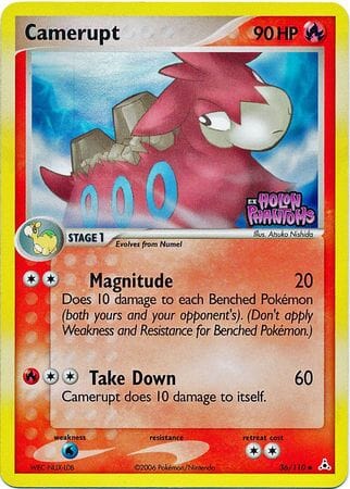 Camerupt (36/110) (Stamped) [EX: Holon Phantoms] Pokemon Single Pokémon  | Multizone: Comics And Games