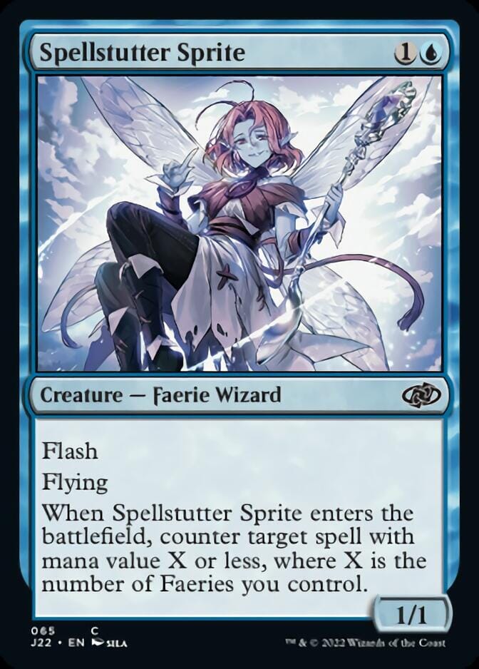Spellstutter Sprite [Jumpstart 2022] MTG Single Magic: The Gathering  | Multizone: Comics And Games
