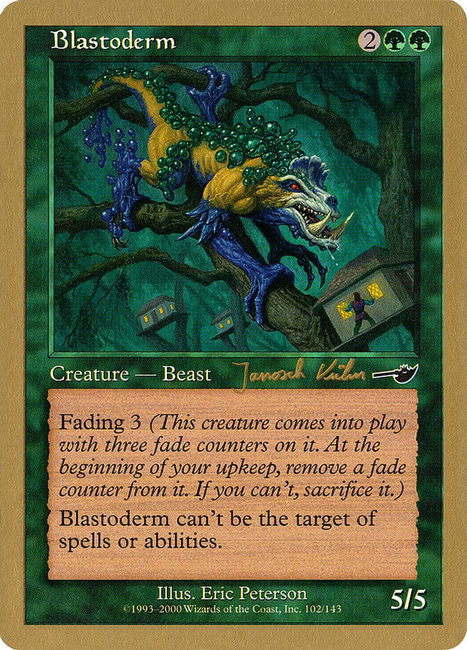 Blastoderm (Janosch Kuhn) [World Championship Decks 2000] MTG Single Magic: The Gathering  | Multizone: Comics And Games