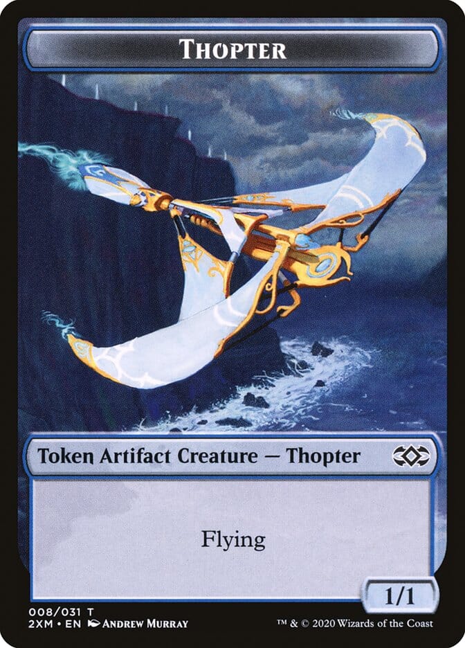 Myr (024) // Thopter (008) Double-sided Token [Double Masters Tokens] MTG Single Magic: The Gathering  | Multizone: Comics And Games