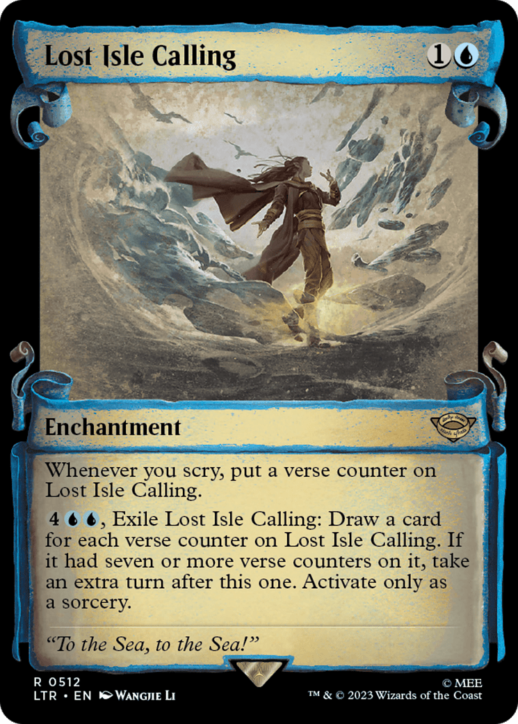 Lost Isle Calling [The Lord of the Rings: Tales of Middle-Earth Showcase Scrolls] MTG Single Magic: The Gathering  | Multizone: Comics And Games