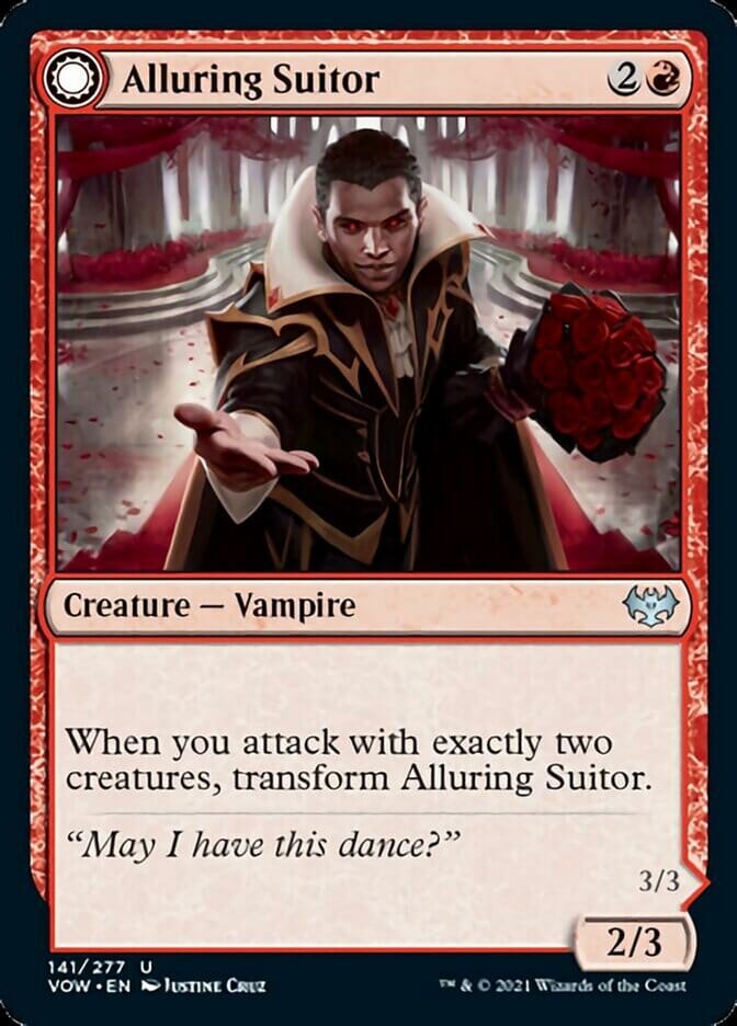 Alluring Suitor // Deadly Dancer [Innistrad: Crimson Vow] MTG Single Magic: The Gathering  | Multizone: Comics And Games