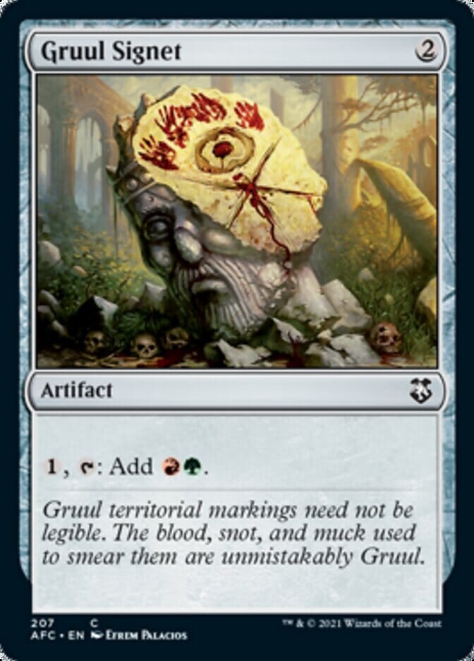 Gruul Signet [Dungeons & Dragons: Adventures in the Forgotten Realms Commander] MTG Single Magic: The Gathering  | Multizone: Comics And Games