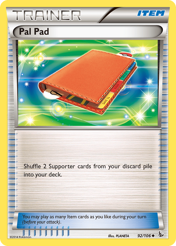 Pal Pad (92/106) [XY: Flashfire] Pokemon Single Pokémon  | Multizone: Comics And Games