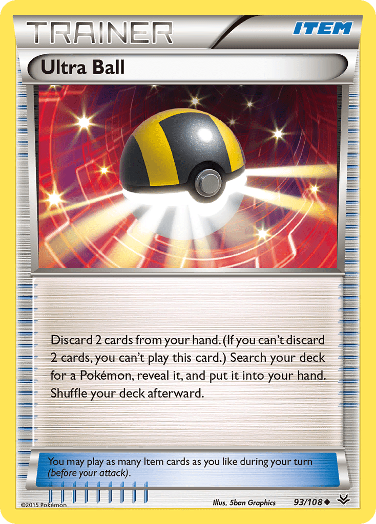 Ultra Ball (93/108) [XY: Roaring Skies] Pokemon Single Pokémon  | Multizone: Comics And Games