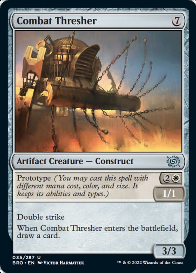 Combat Thresher [The Brothers' War] MTG Single Magic: The Gathering  | Multizone: Comics And Games