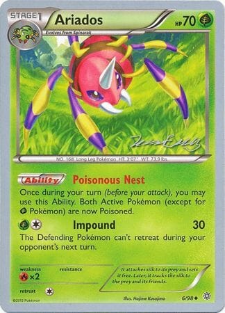 Ariados (6/98) (Bebe - Jesper Eriksen) [World Championships 2016] Pokemon Single Pokémon  | Multizone: Comics And Games