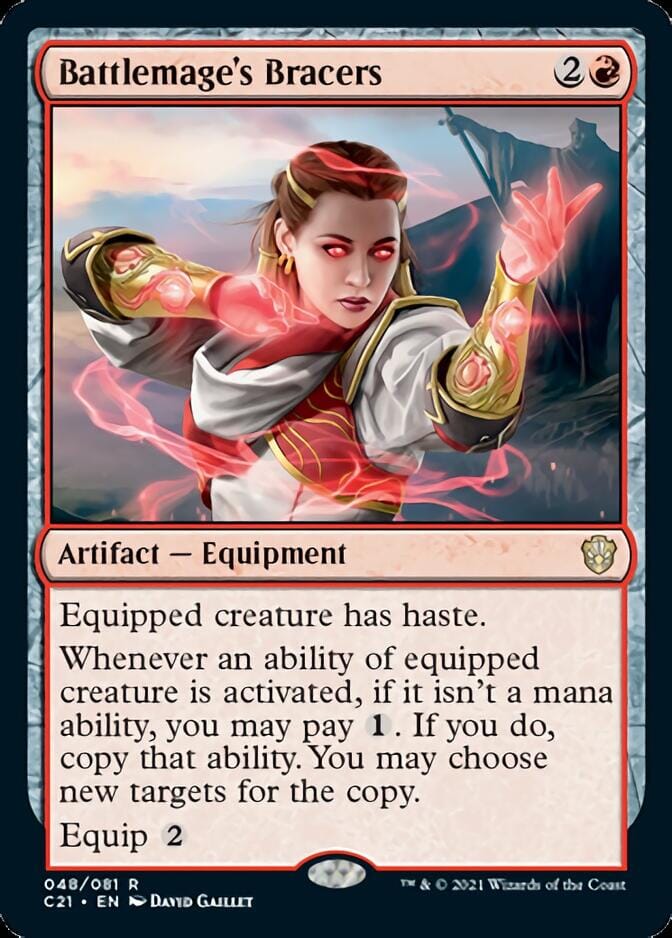 Battlemage's Bracers [Commander 2021] MTG Single Magic: The Gathering  | Multizone: Comics And Games