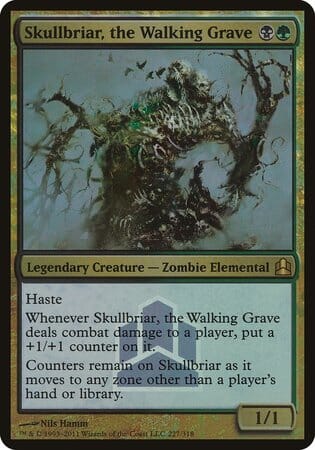 Skullbriar, the Walking Grave (Commander Launch Promo) [Commander 2011 Launch Party] MTG Single Magic: The Gathering  | Multizone: Comics And Games