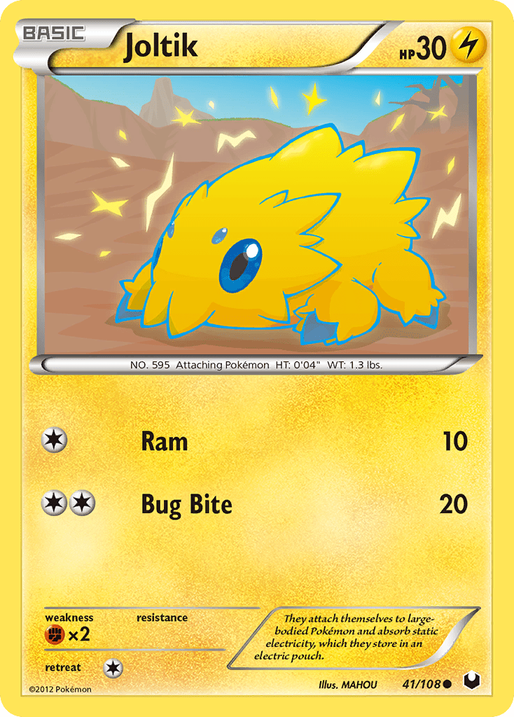 Joltik (41/108) [Black & White: Dark Explorers] Pokemon Single Pokémon  | Multizone: Comics And Games