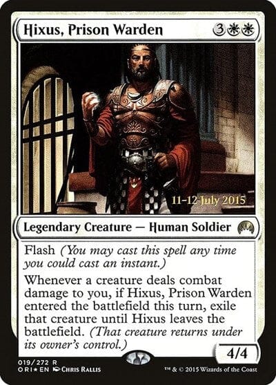 Hixus, Prison Warden [Magic Origins Promos] MTG Single Magic: The Gathering  | Multizone: Comics And Games