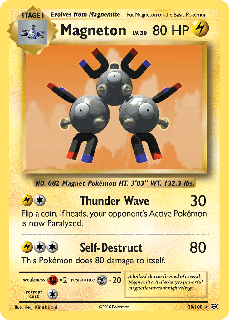 Magneton (38/108) [XY: Evolutions] Pokemon Single Pokémon  | Multizone: Comics And Games