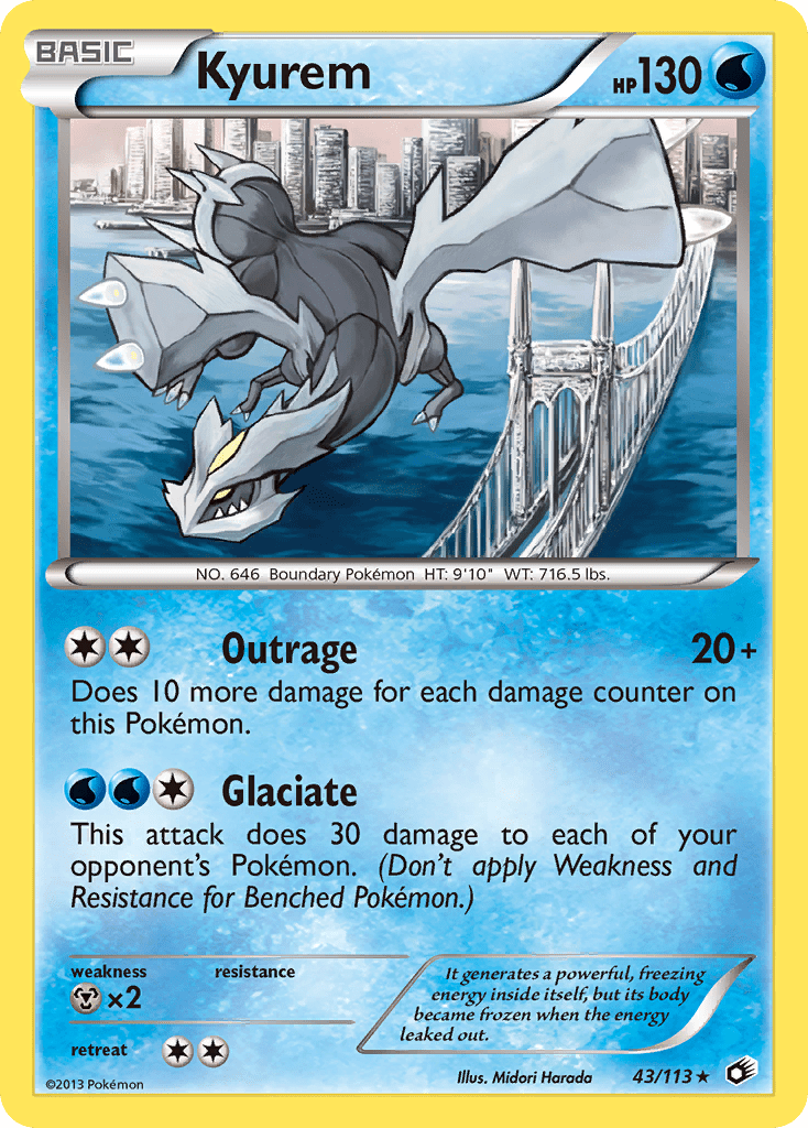Kyurem (43/113) (Theme Deck Exclusive) [Black & White: Legendary Treasures] Pokemon Single Pokémon  | Multizone: Comics And Games