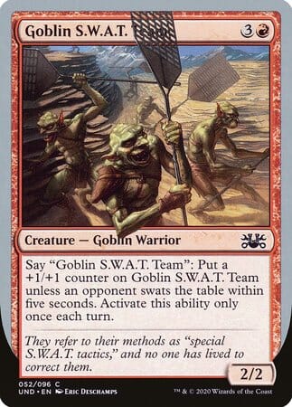 Goblin S.W.A.T. Team [Unsanctioned] MTG Single Magic: The Gathering  | Multizone: Comics And Games