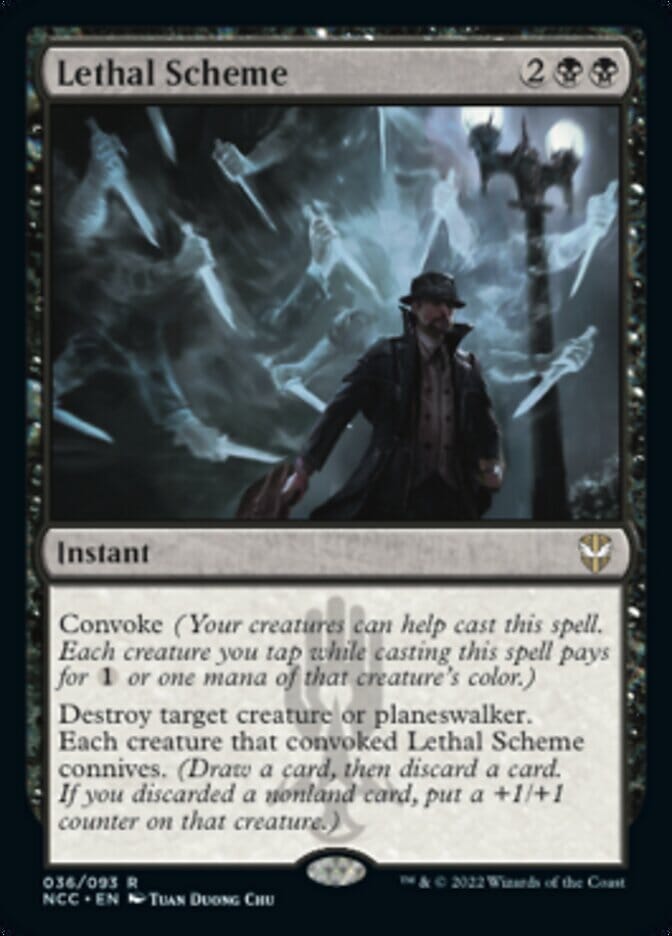 Lethal Scheme [Streets of New Capenna Commander] MTG Single Magic: The Gathering  | Multizone: Comics And Games