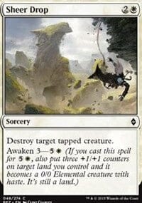 Sheer Drop [Battle for Zendikar] MTG Single Magic: The Gathering  | Multizone: Comics And Games