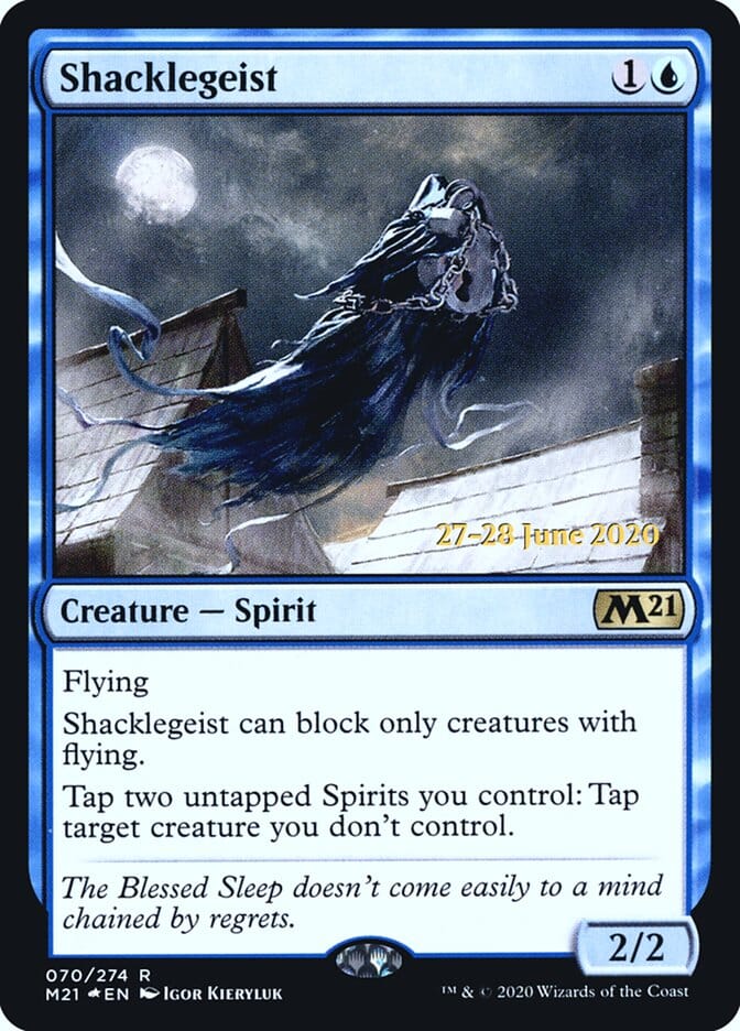Shacklegeist [Core Set 2021 Prerelease Promos] MTG Single Magic: The Gathering  | Multizone: Comics And Games