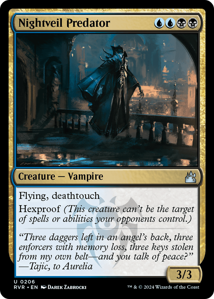 Nightveil Predator [Ravnica Remastered] MTG Single Magic: The Gathering  | Multizone: Comics And Games