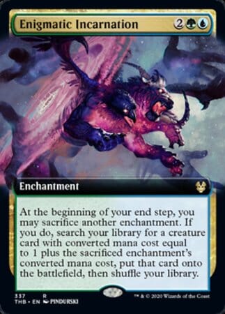 Enigmatic Incarnation (Extended Art) [Theros Beyond Death] MTG Single Magic: The Gathering  | Multizone: Comics And Games