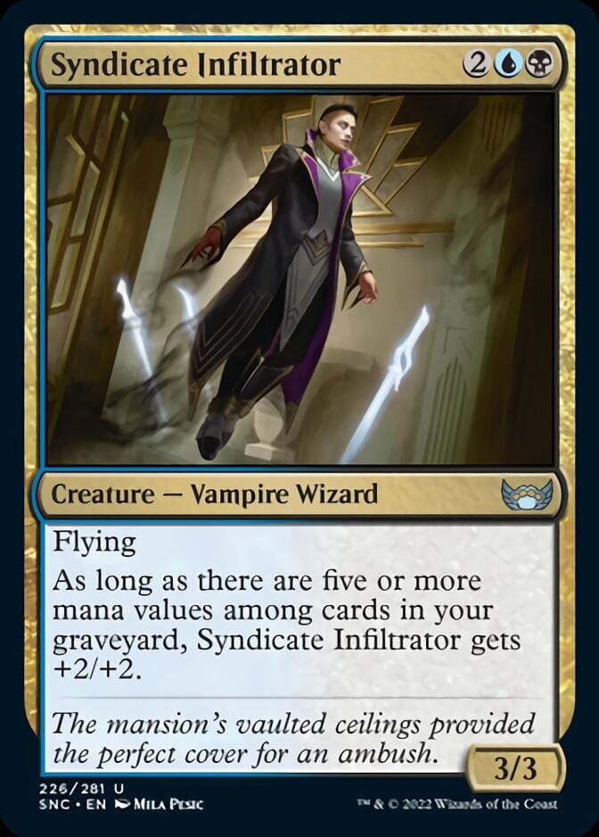 Syndicate Infiltrator [Streets of New Capenna] MTG Single Magic: The Gathering  | Multizone: Comics And Games