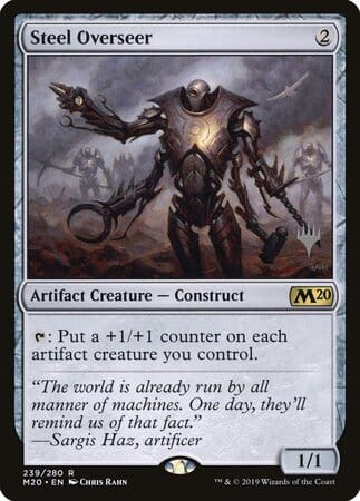 Steel Overseer [Core Set 2020 Promos] MTG Single Magic: The Gathering  | Multizone: Comics And Games