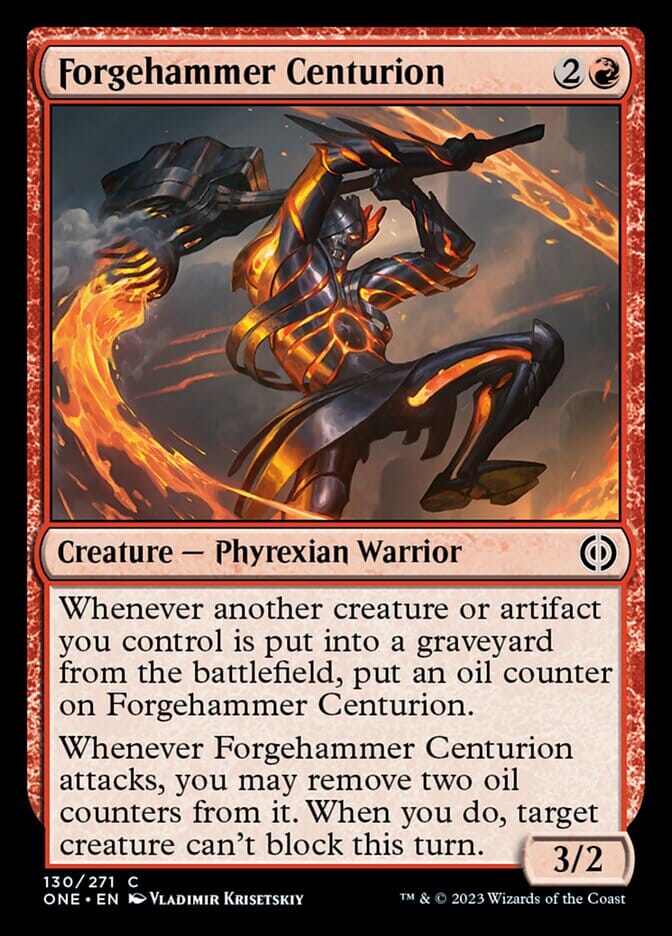 Forgehammer Centurion [Phyrexia: All Will Be One] MTG Single Magic: The Gathering  | Multizone: Comics And Games