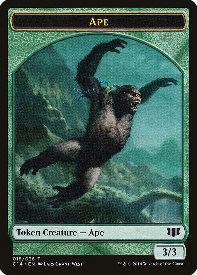 Ape // Zombie (011/036) Double-sided Token [Commander 2014 Tokens] MTG Single Magic: The Gathering  | Multizone: Comics And Games
