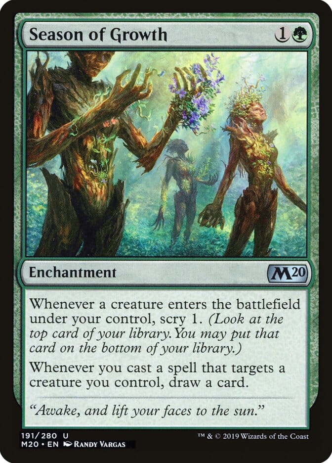 Season of Growth [Core Set 2020] MTG Single Magic: The Gathering  | Multizone: Comics And Games
