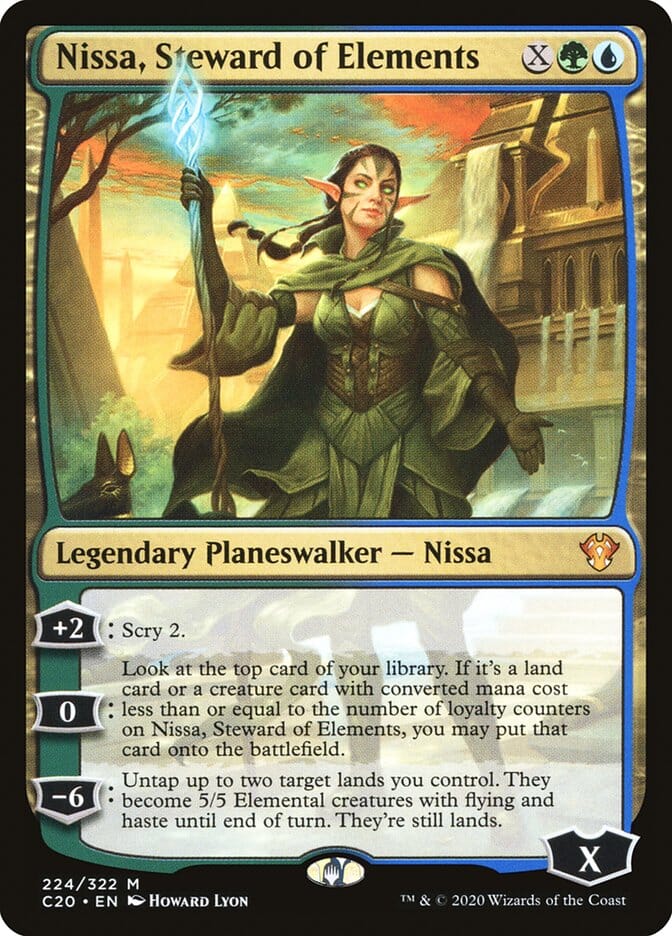 Nissa, Steward of Elements [Commander 2020] MTG Single Magic: The Gathering  | Multizone: Comics And Games